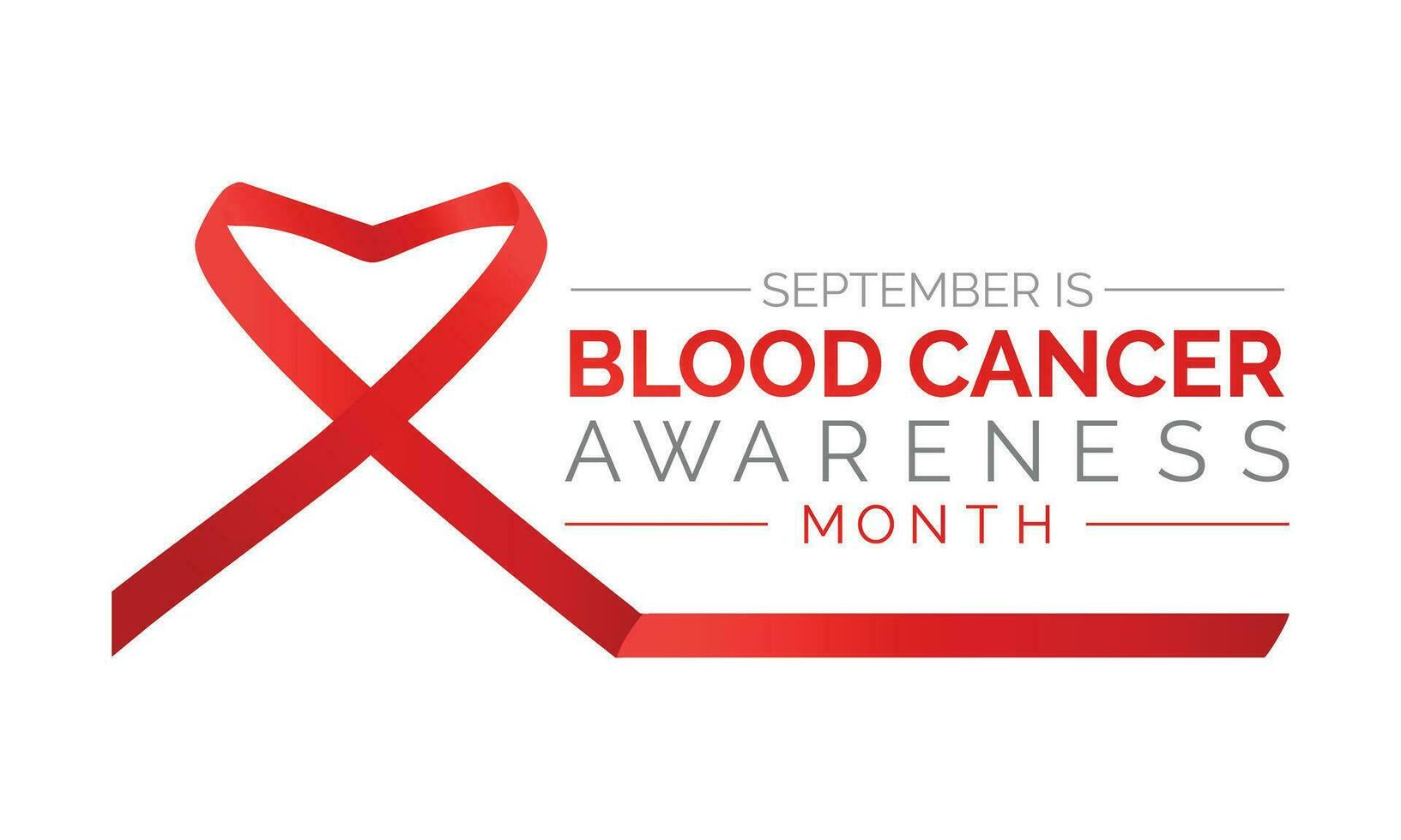 Blood Cancer awareness month .Banner and poster design. Vector art.