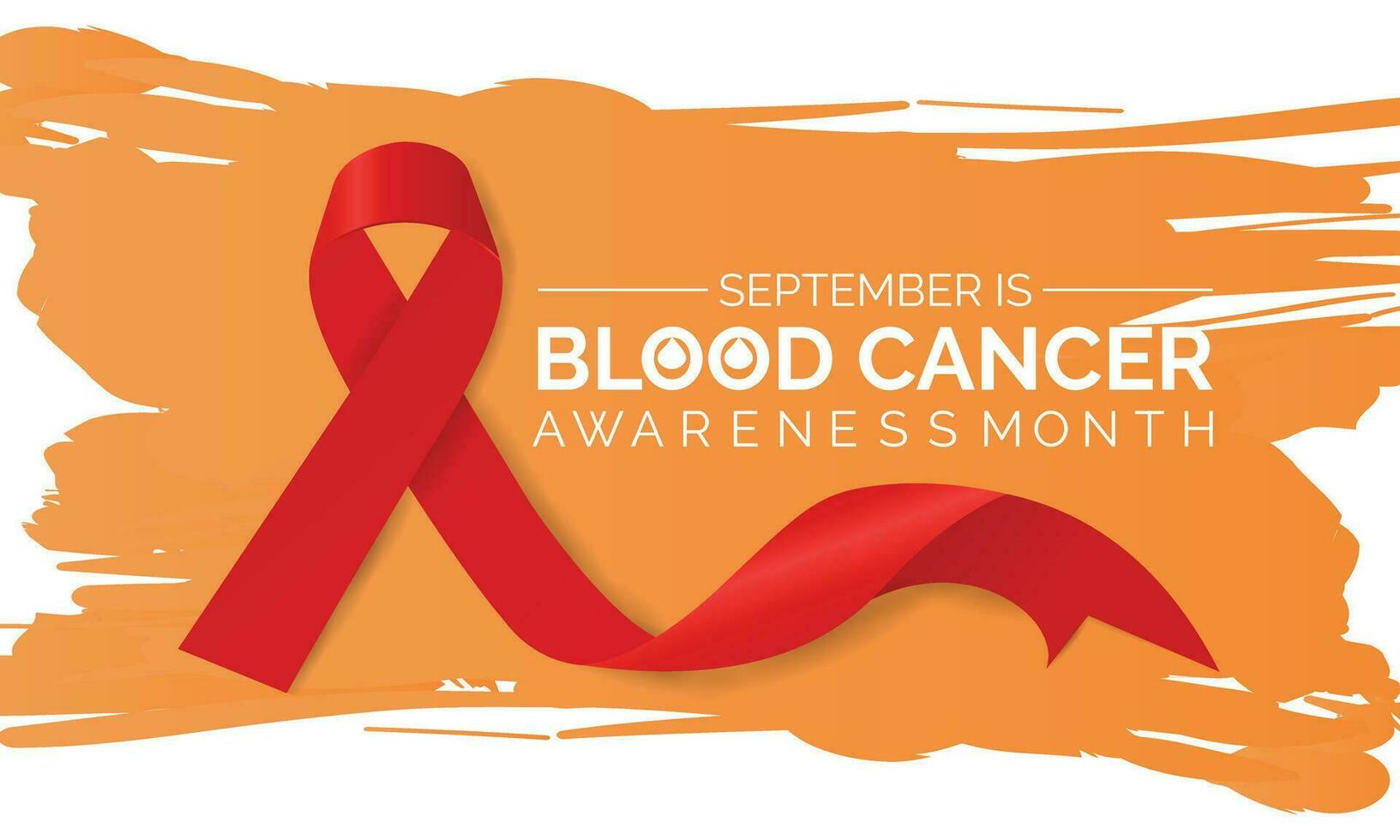 Blood Cancer awareness month .Banner and poster design. Vector art.