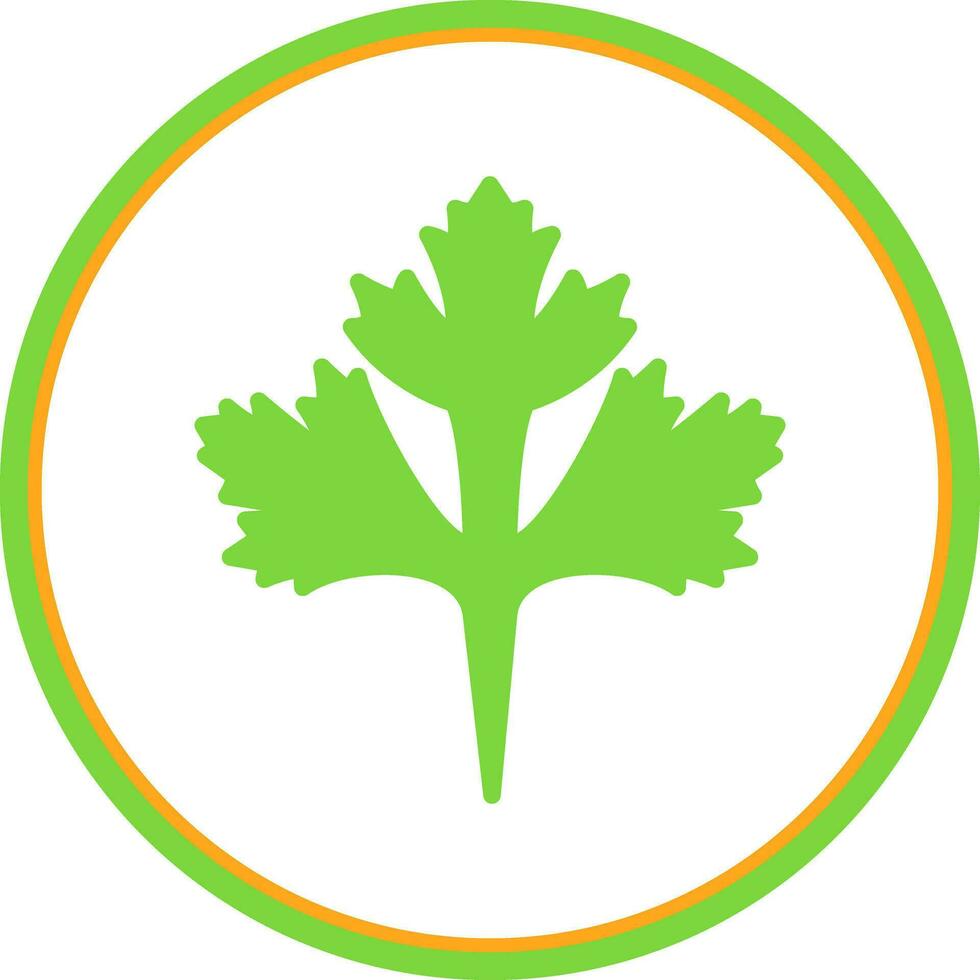 cilantro vector icono diseño