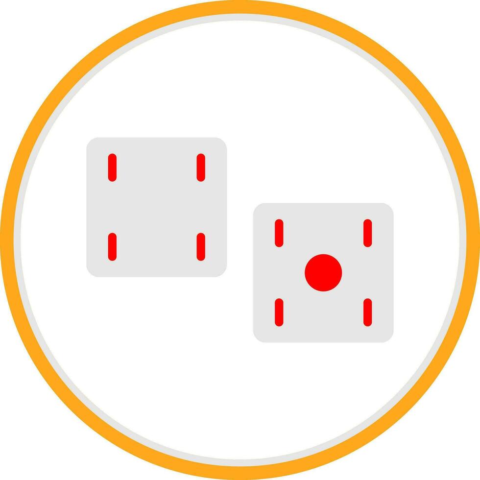 Dices  Vector Icon Design