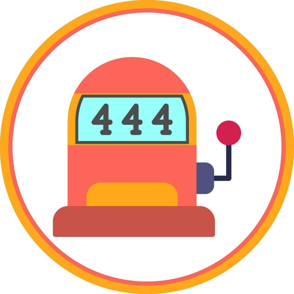 Slot Machine  Vector Icon Design