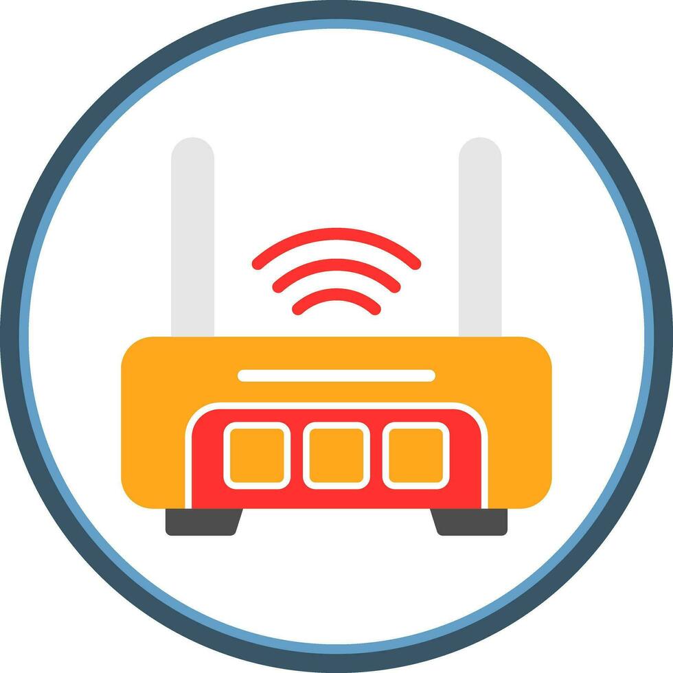 Router  Vector Icon Design