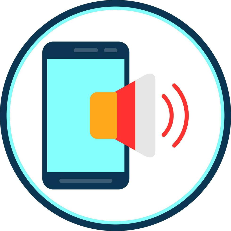 Mobile Sound  Vector Icon Design