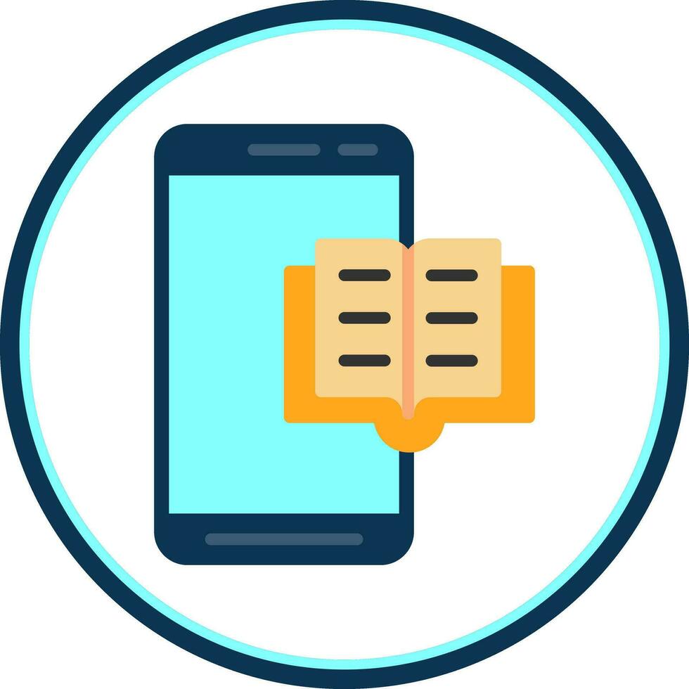 Reading Book  Vector Icon Design