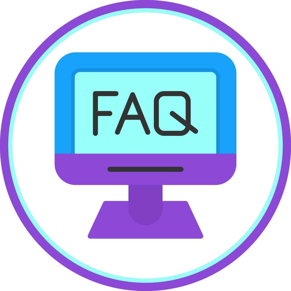 Faq  Vector Icon Design