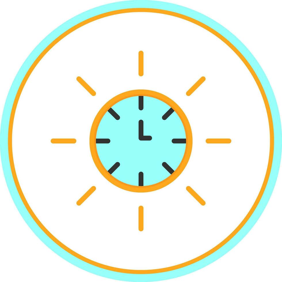 hora vector icono diseño