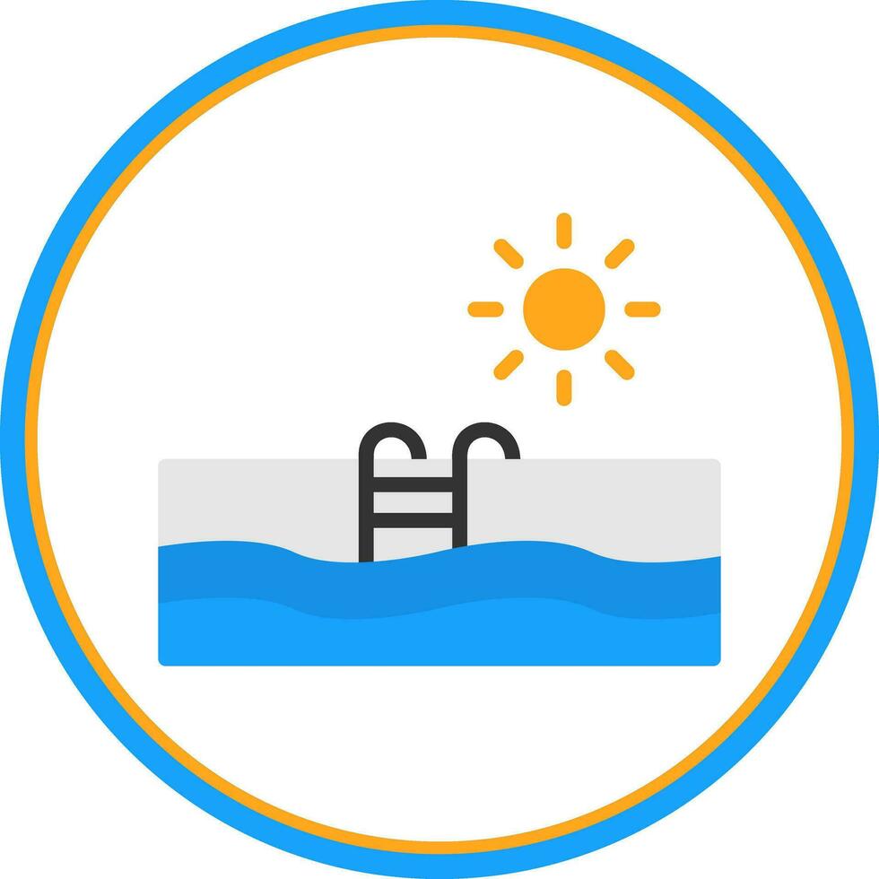 Swimming Pool  Vector Icon Design