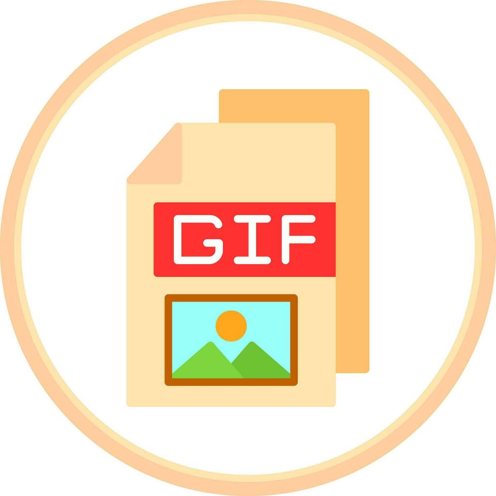 Gif  Vector Icon Design