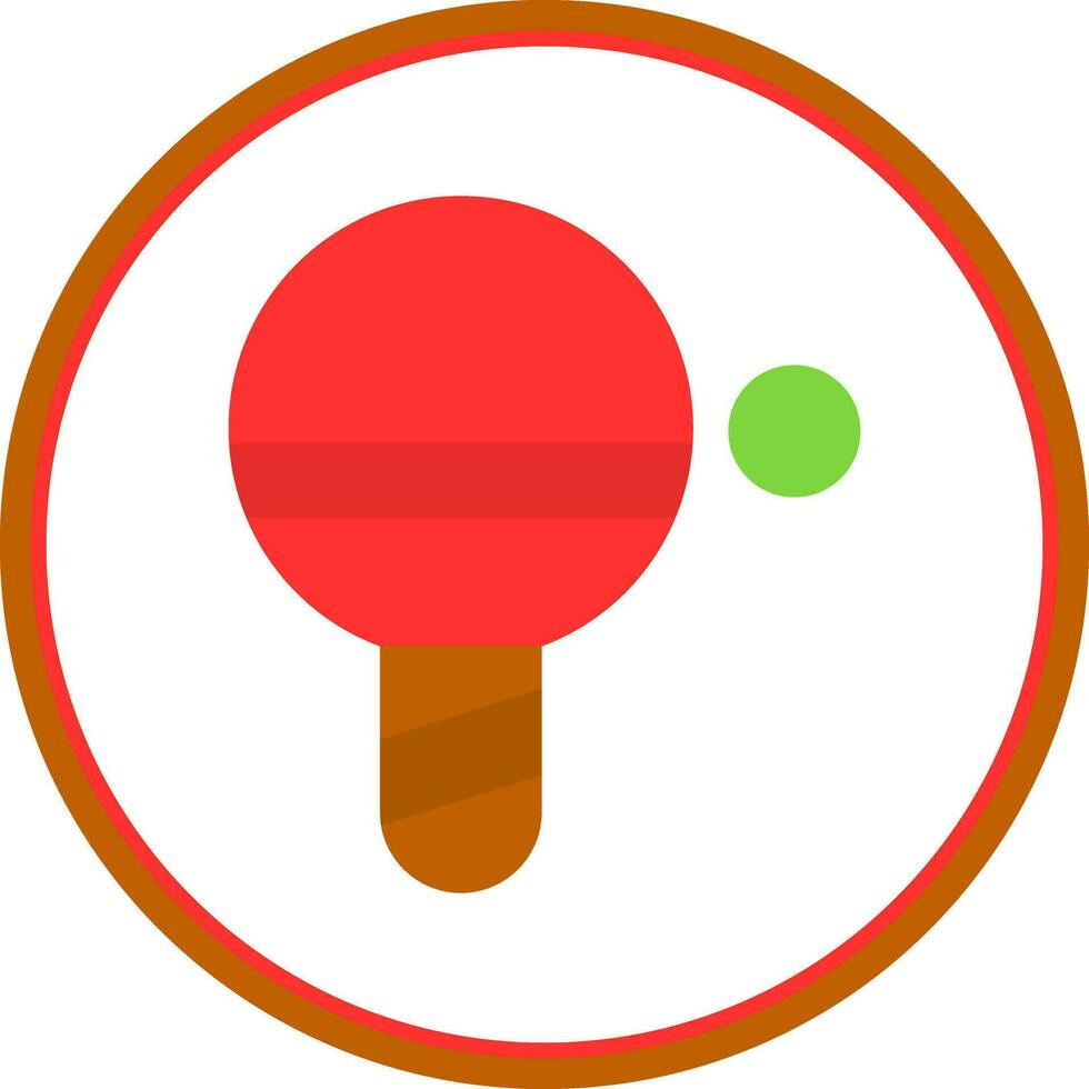 Table Tennis  Vector Icon Design