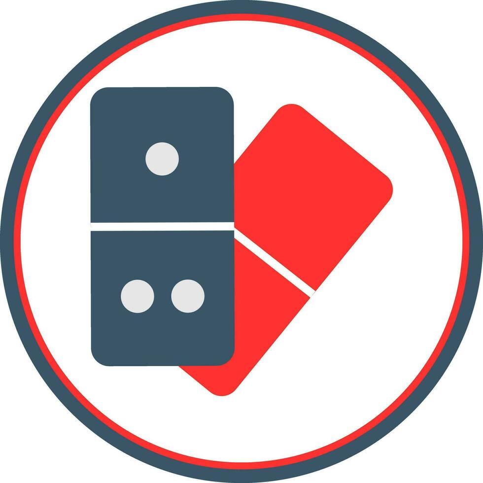 Domino  Vector Icon Design