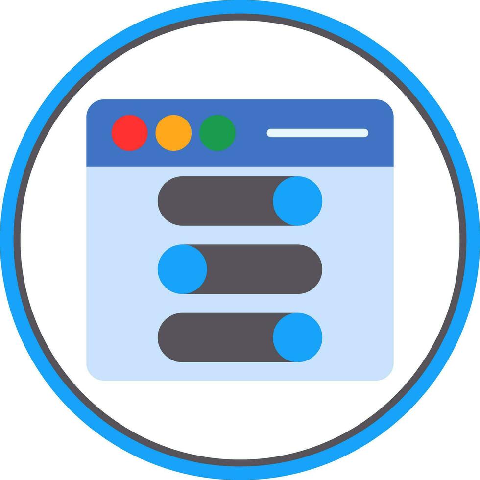 Setting  Vector Icon Design