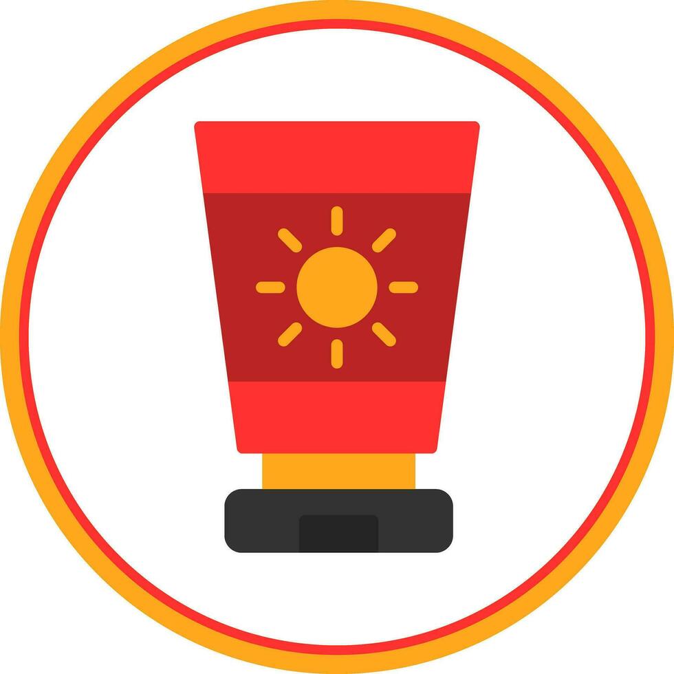 bloqueador solar vector icono diseño