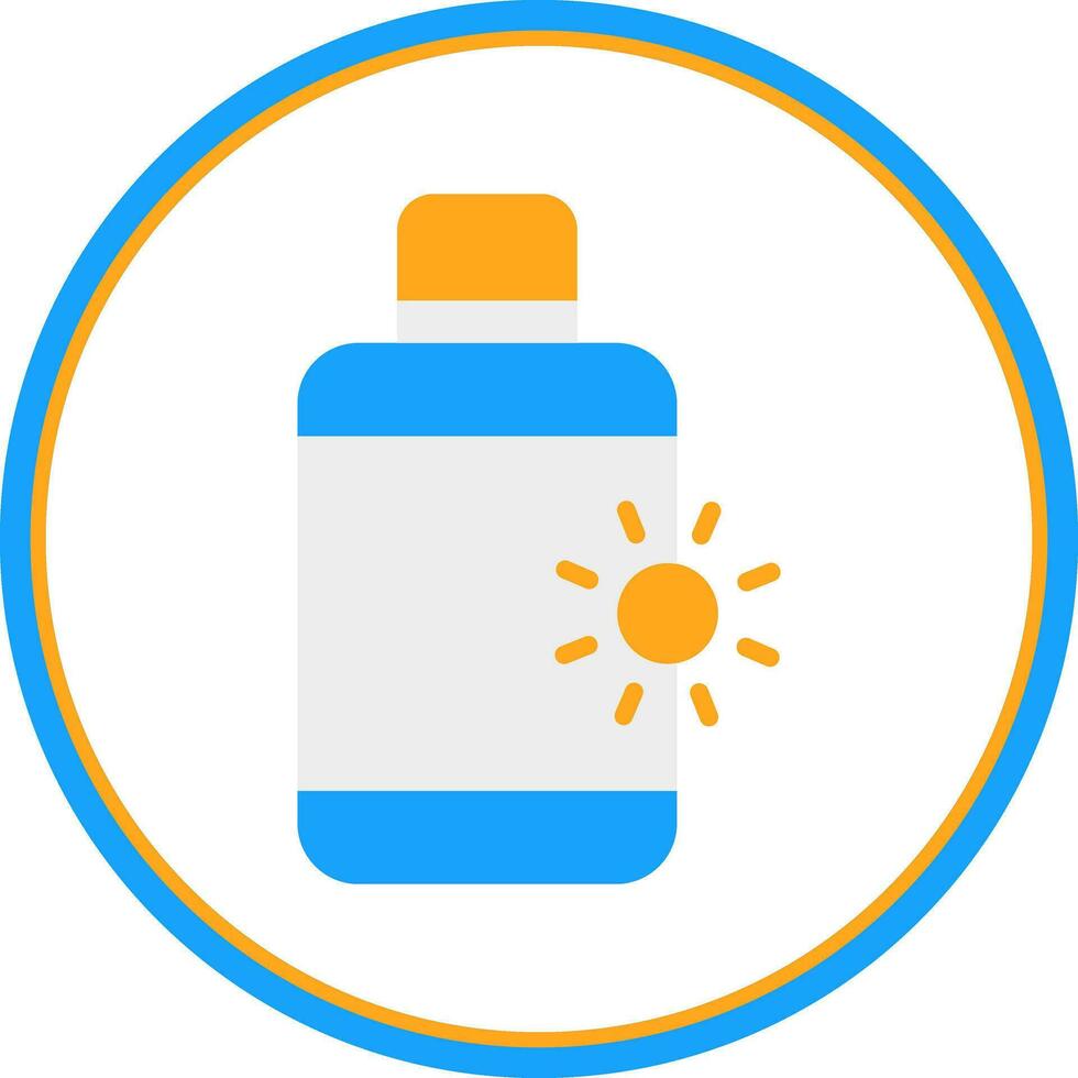 Sunscreen  Vector Icon Design