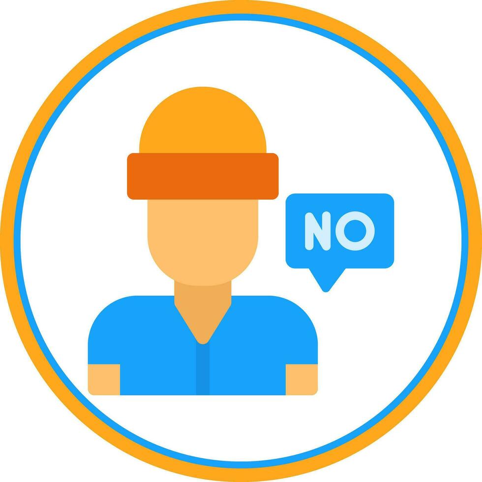 No  Vector Icon Design
