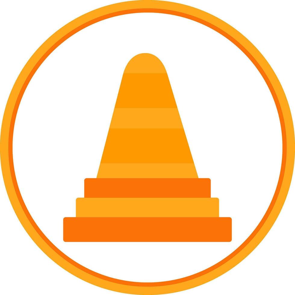 Traffic Cone  Vector Icon Design