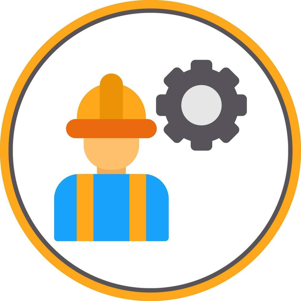 trabajador vector icono diseño