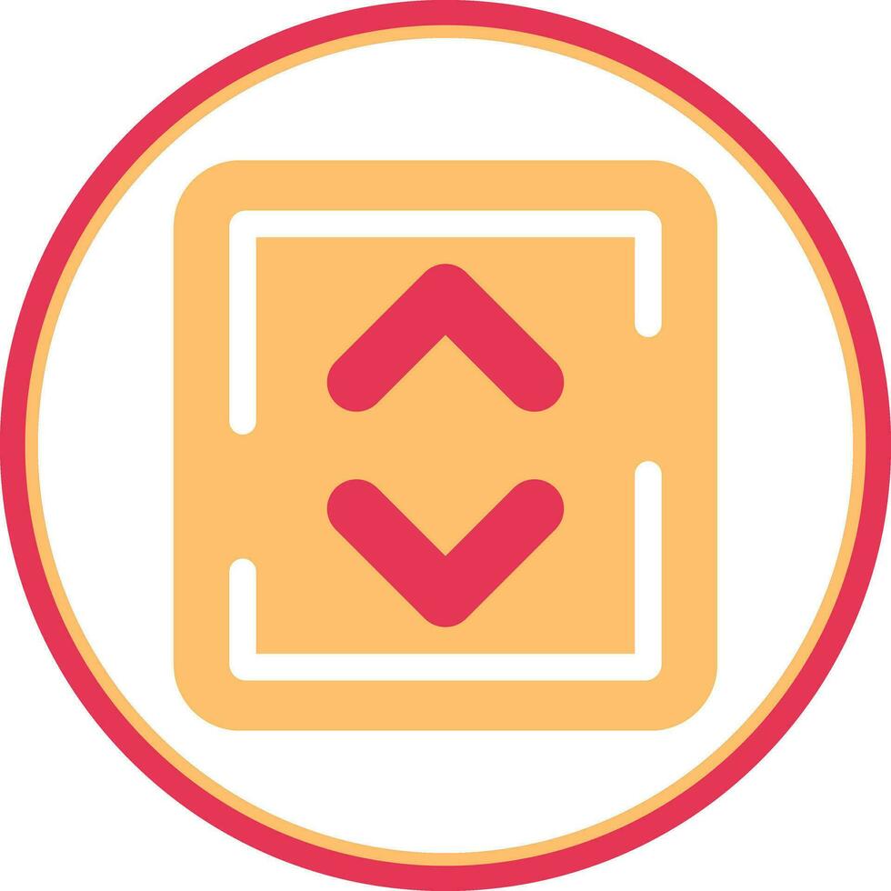 Up And Down Arrow Vector Icon Design