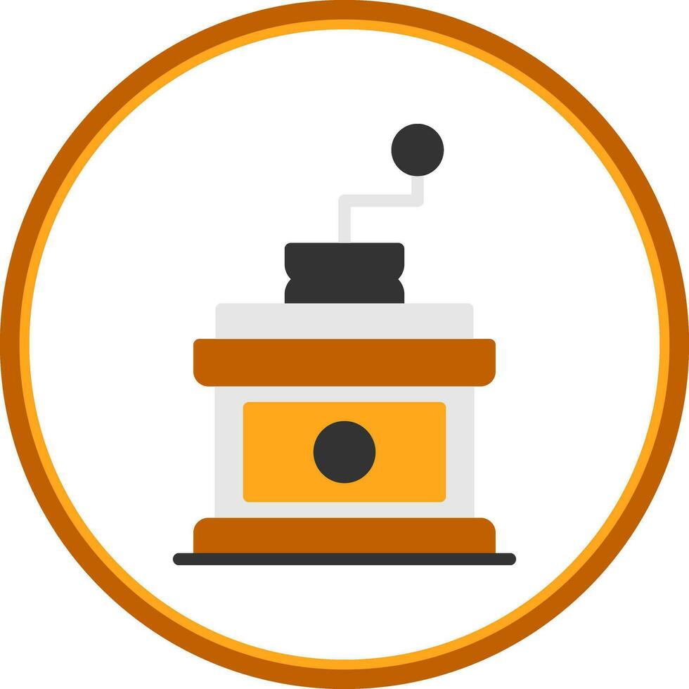 Coffee Grinder Vector Icon Design