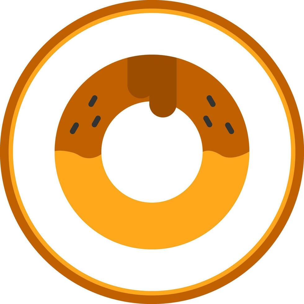 diseño de icono de vector de donut