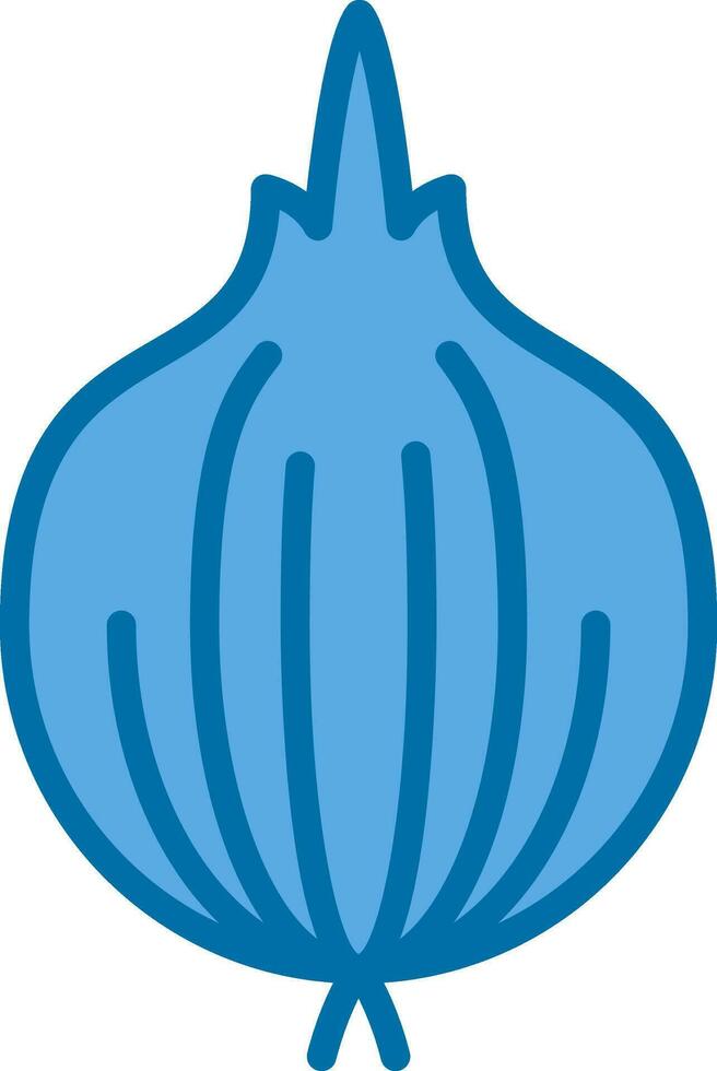 Red Onion Vector Icon Design