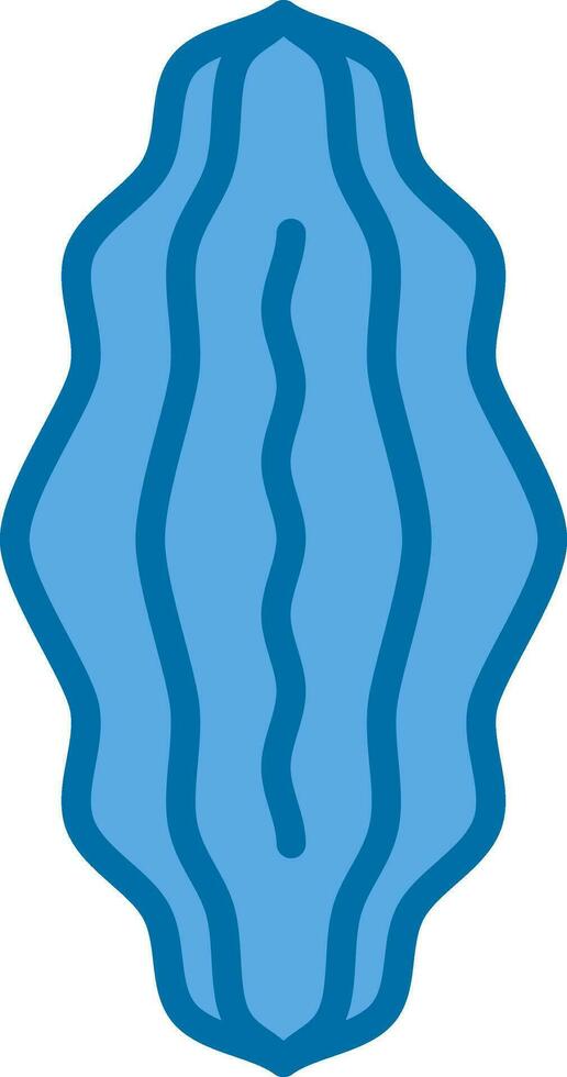 Bitter Melon Vector Icon Design