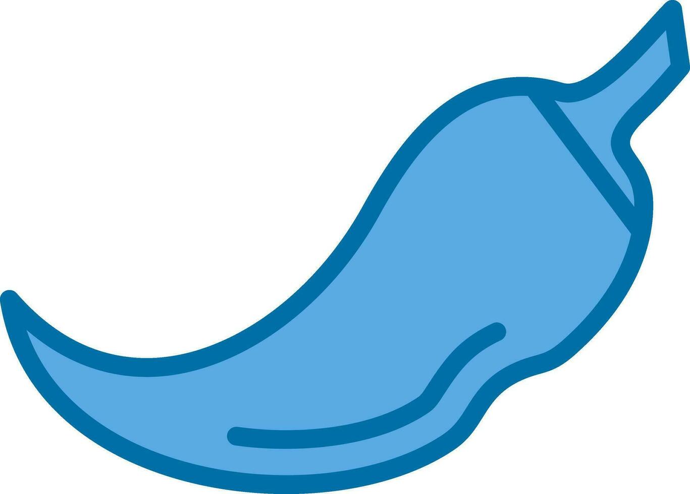 Green Chili Vector Icon Design