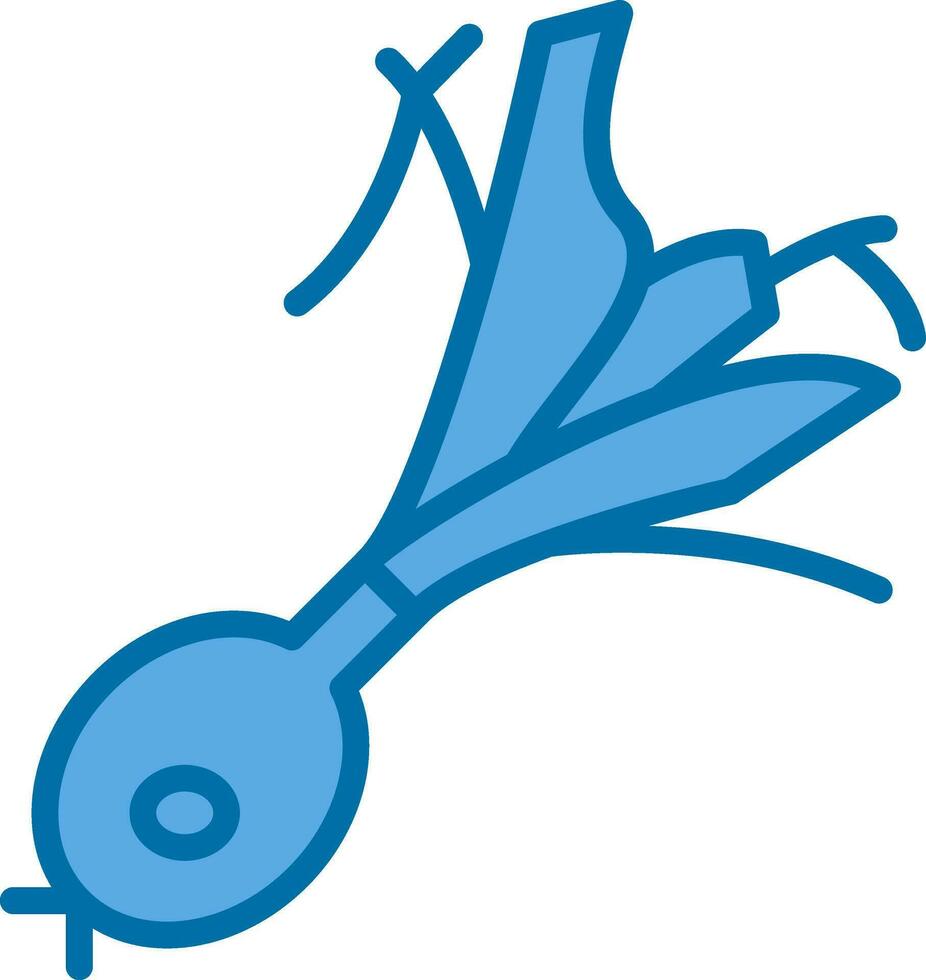 Spring Onion Vector Icon Design