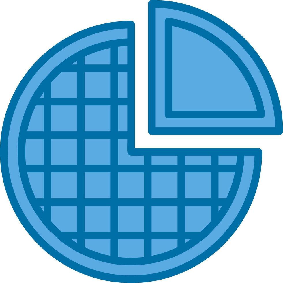 Pie Vector Icon Design