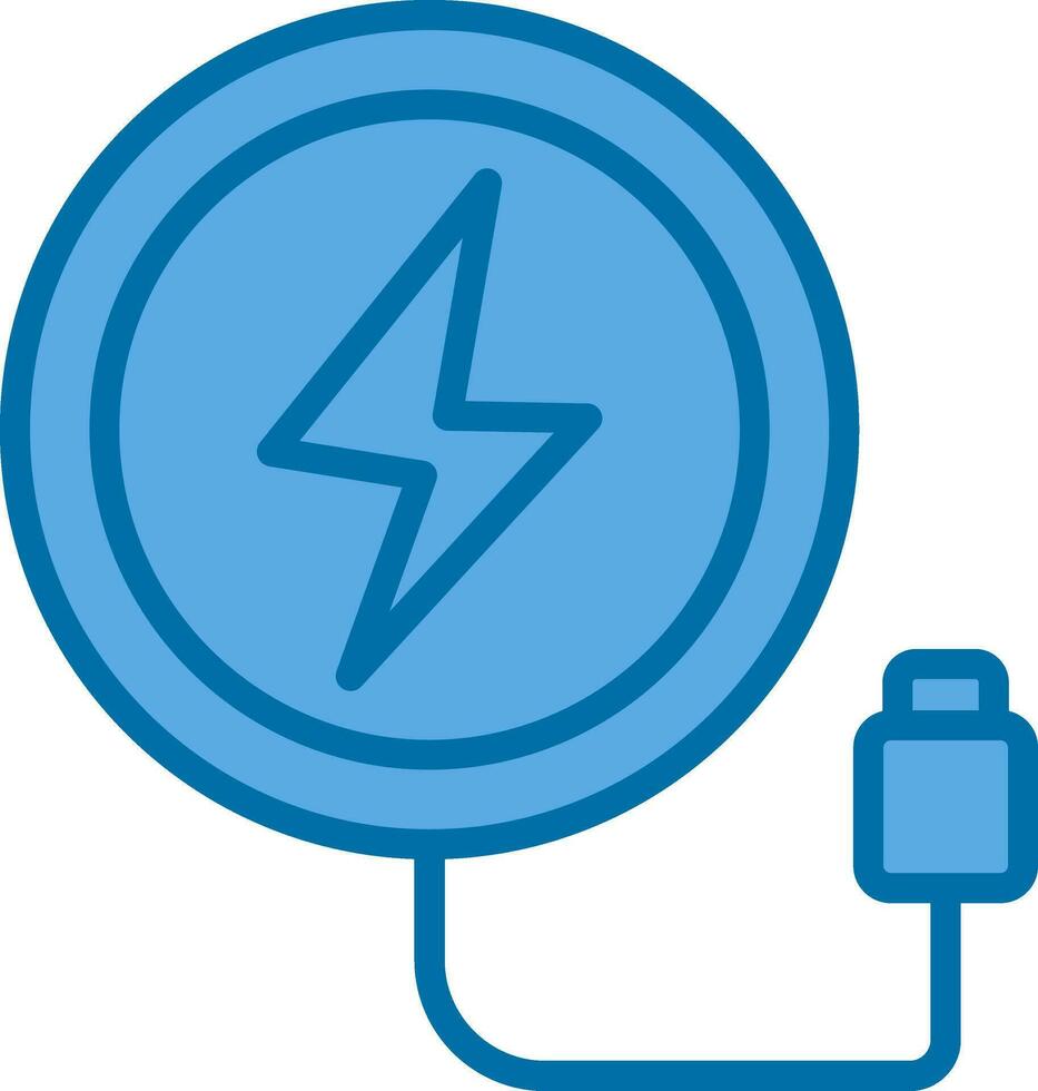 Wireless Charger  Vector Icon Design