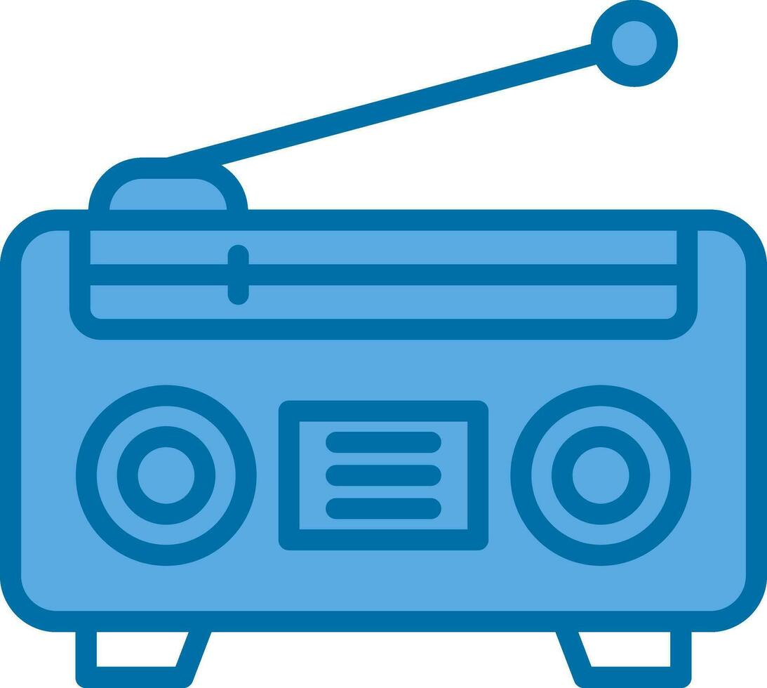 radio vector icono diseño