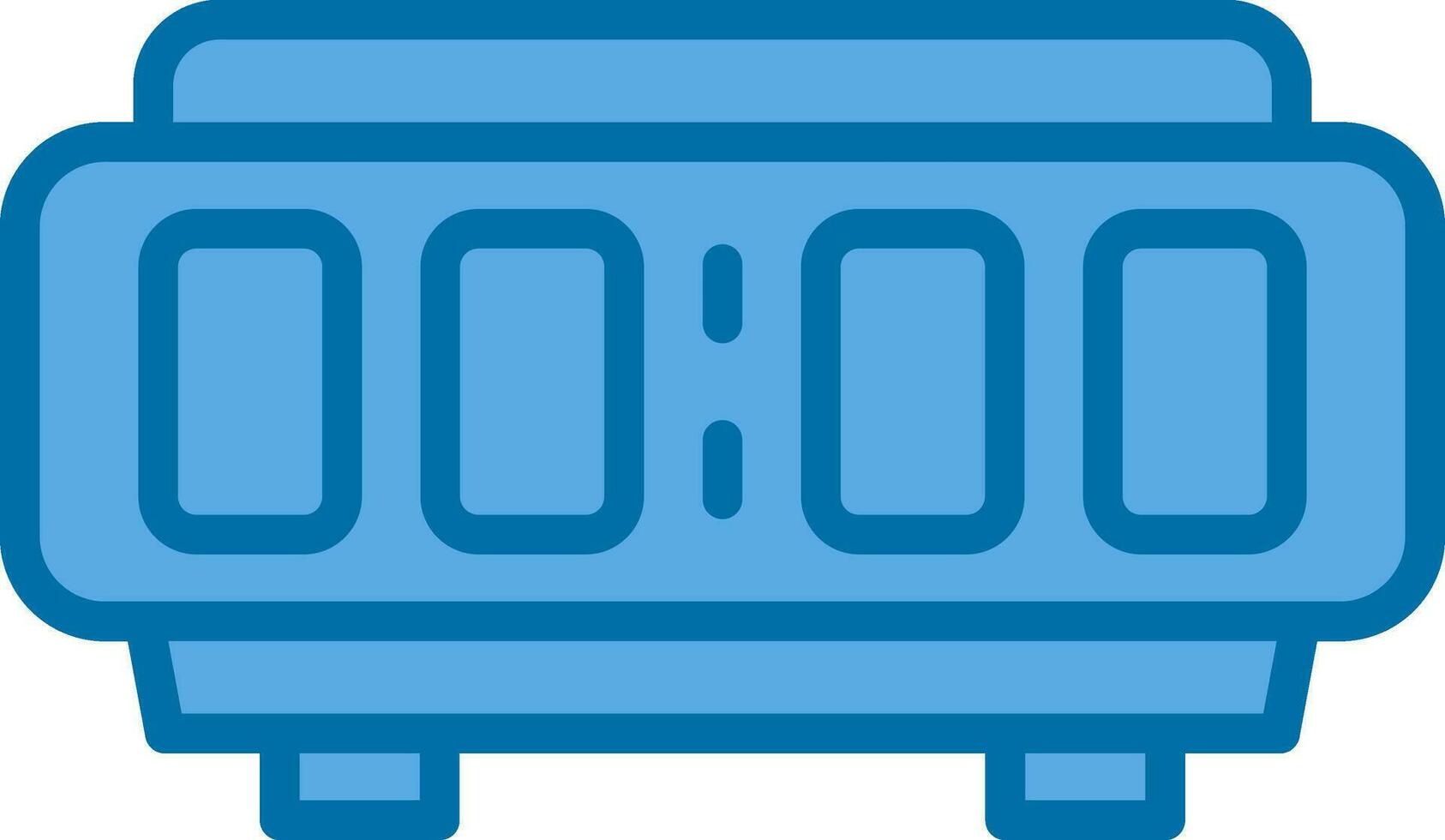 Digital Alarm Clock  Vector Icon Design