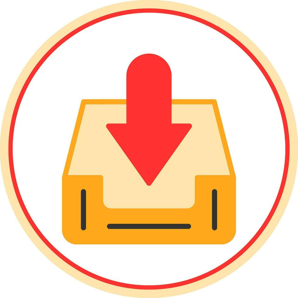 Inbox  Vector Icon Design