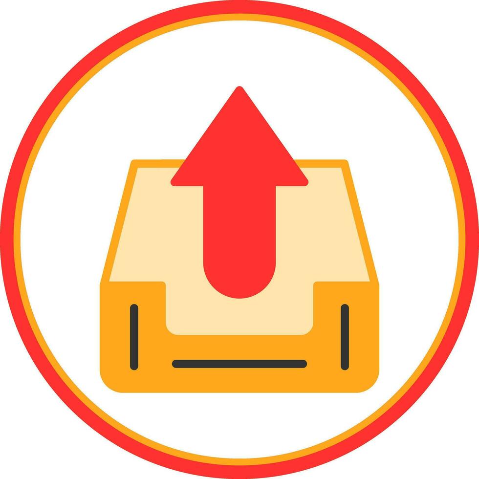 Outbox  Vector Icon Design