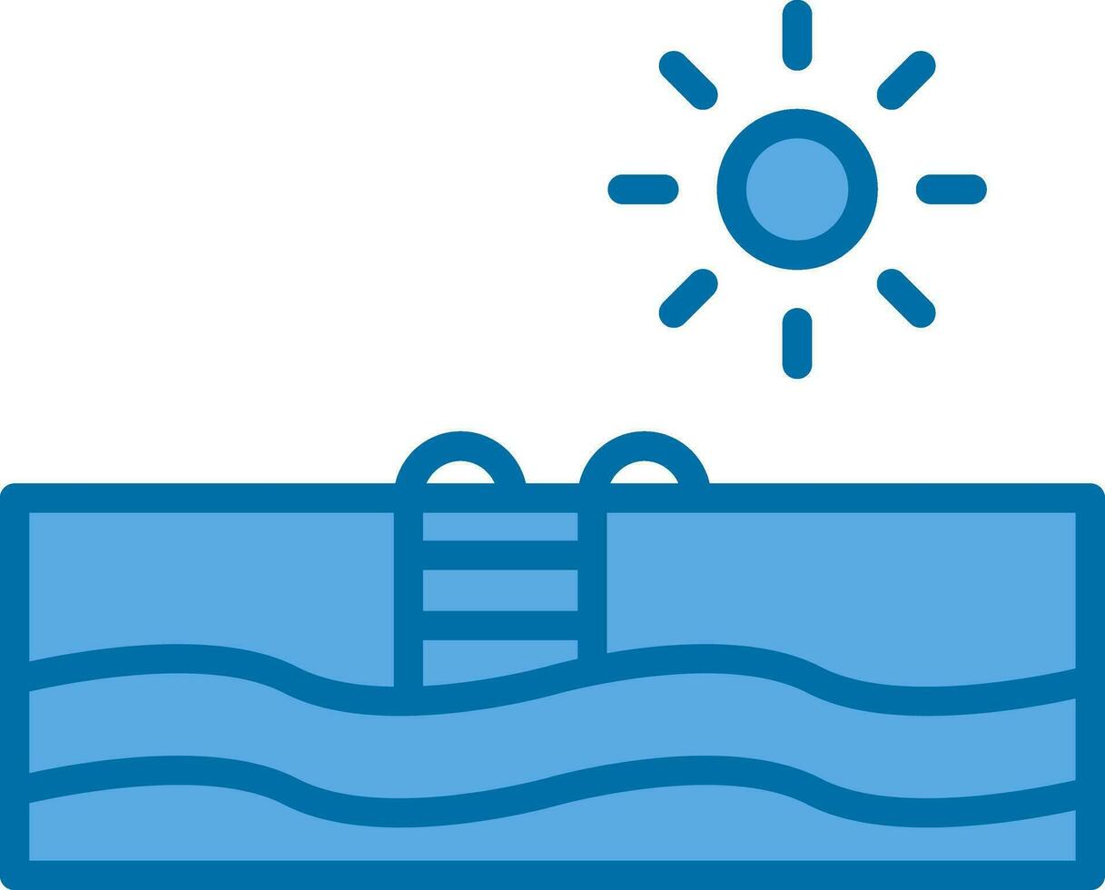Swimming Pool  Vector Icon Design