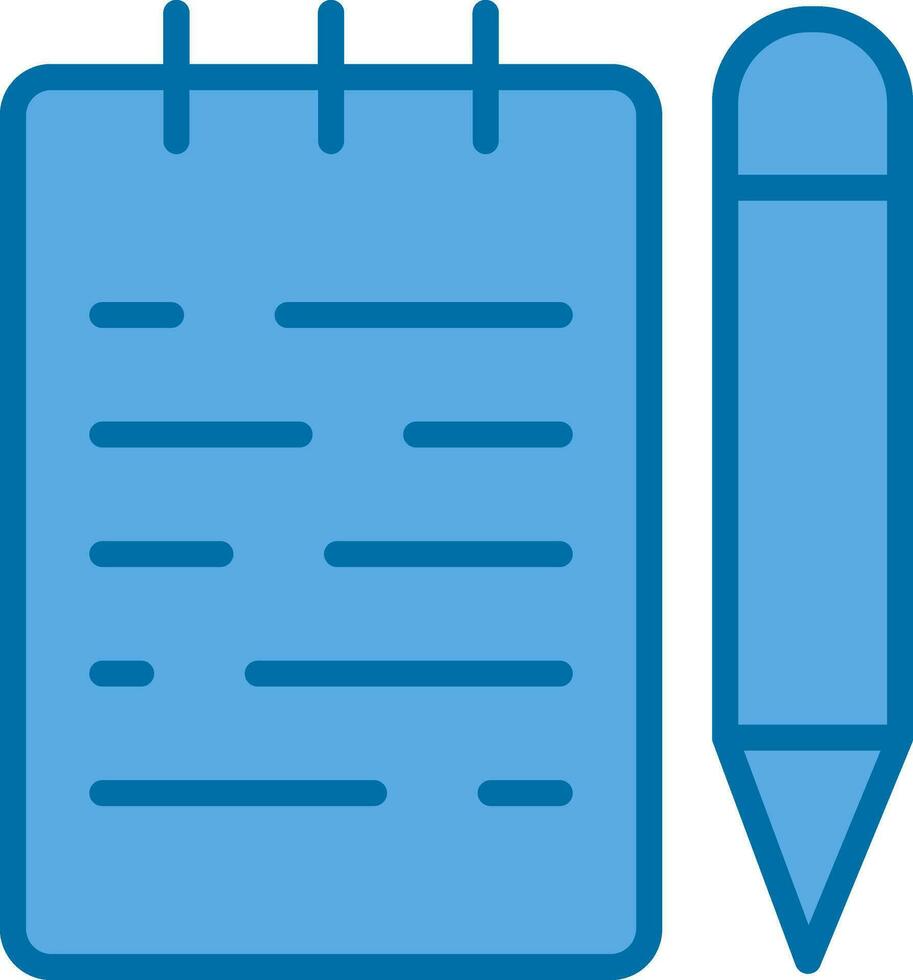 Notepad  Vector Icon Design