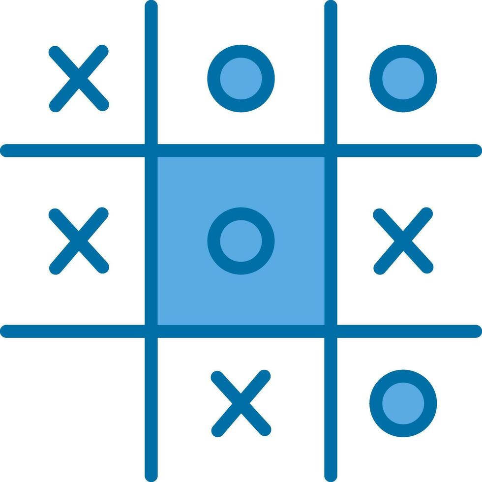 Tic Tac Toe  Vector Icon Design