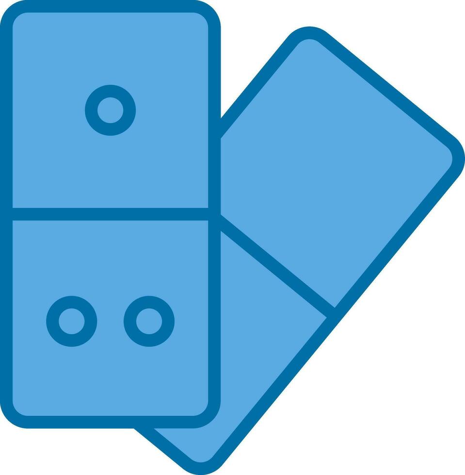 Domino  Vector Icon Design