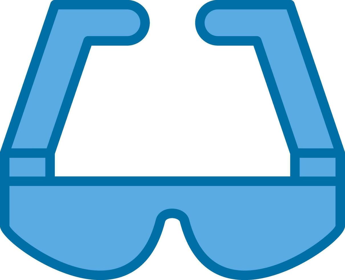 Safety Glasses  Vector Icon Design