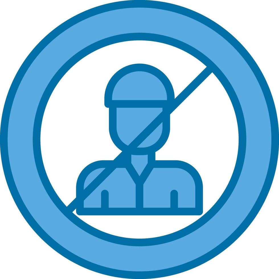 No Child Labor  Vector Icon Design