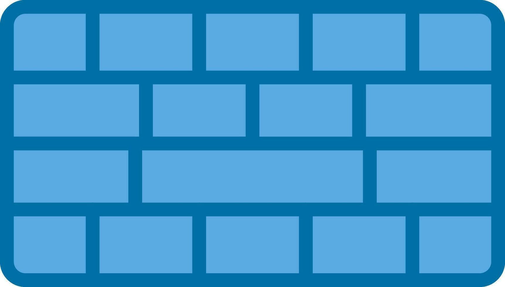 Brickwall  Vector Icon Design