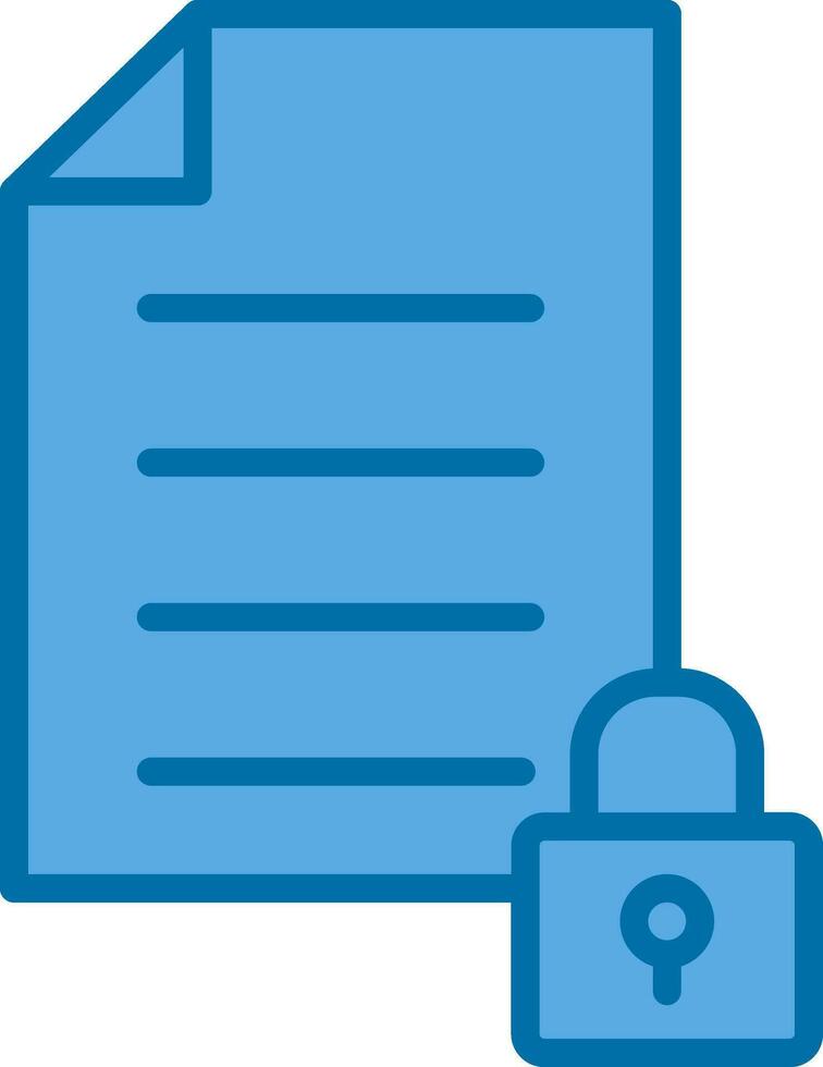 Locked Vector Icon Design