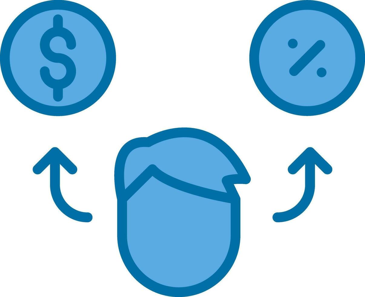 Debt Vector Icon Design