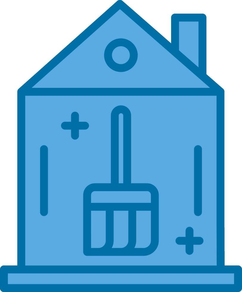 House Cleaning Vector Icon Design