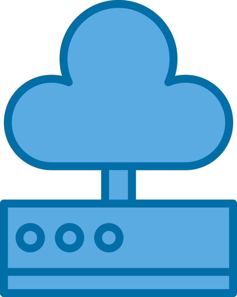 Cloud storage Vector Icon Design