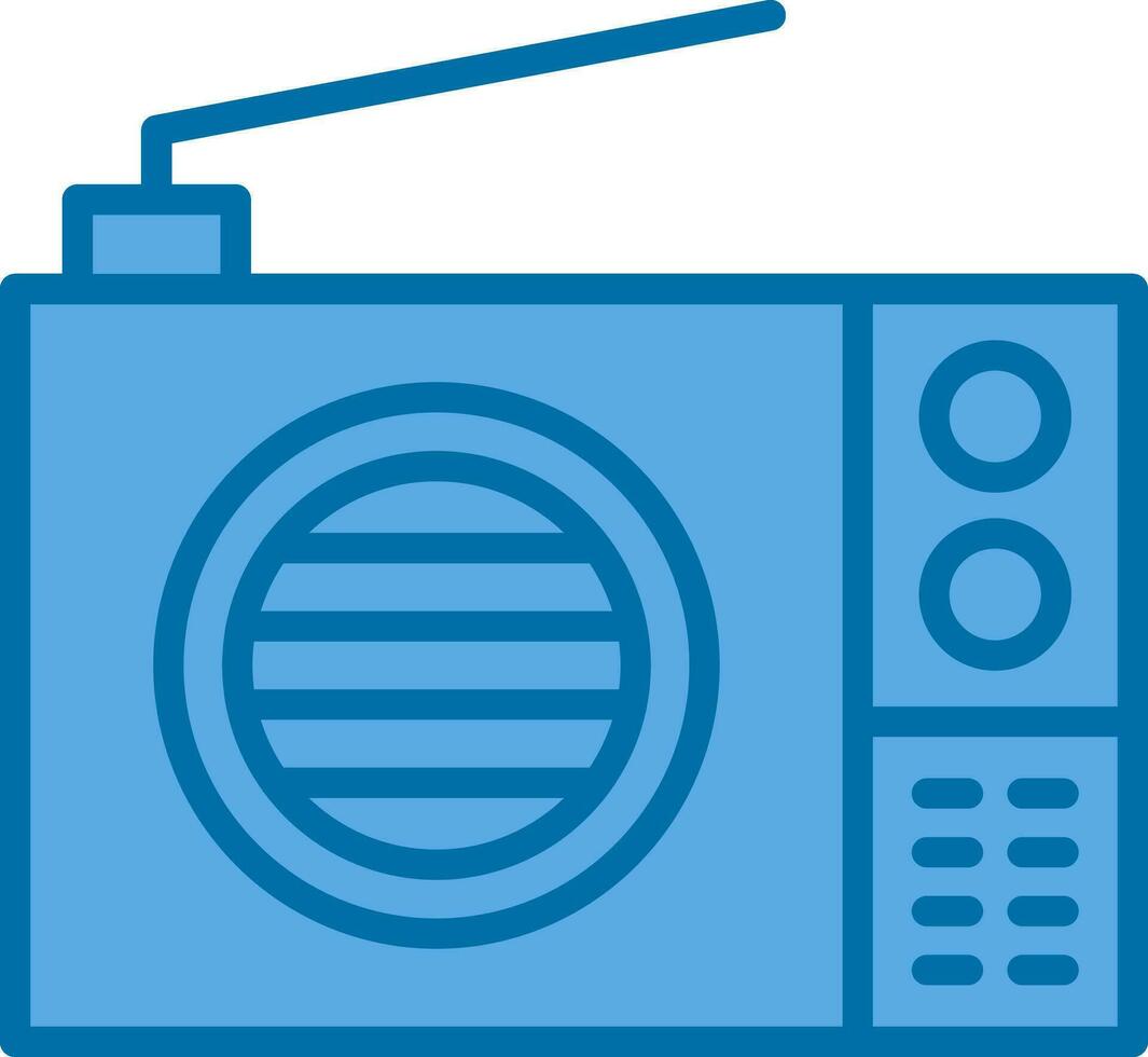 diseño de icono de vector de radio