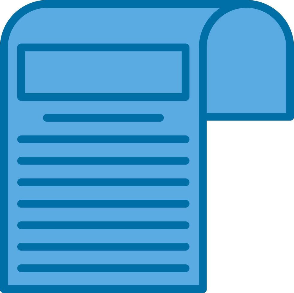 Newspaper Vector Icon Design