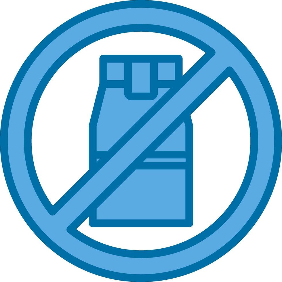 No Leche vector icono diseño