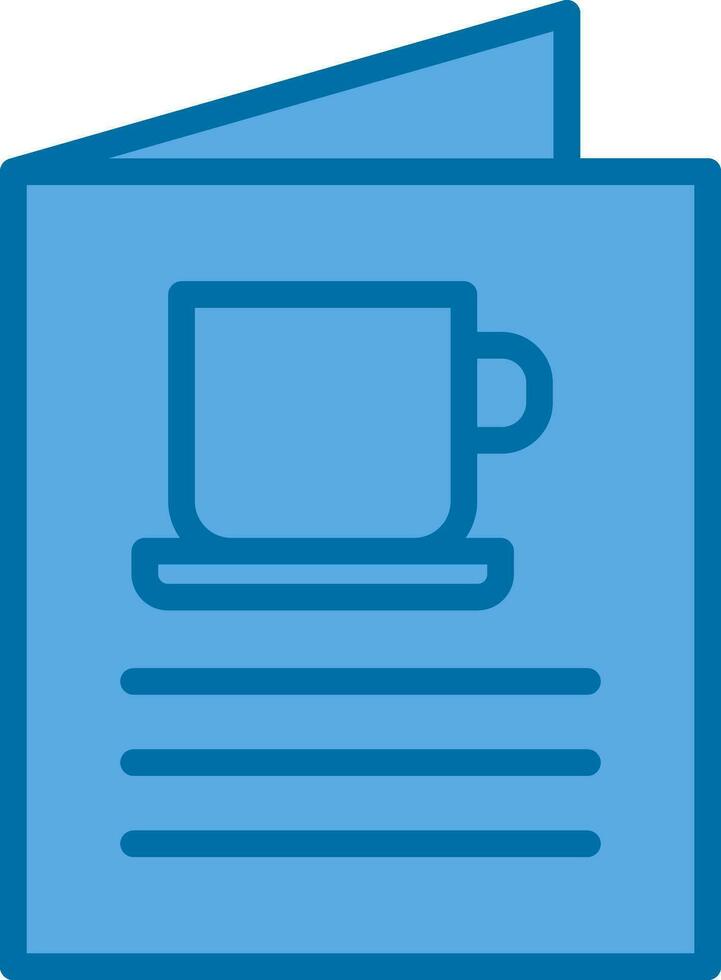 Coffee Menu Vector Icon Design