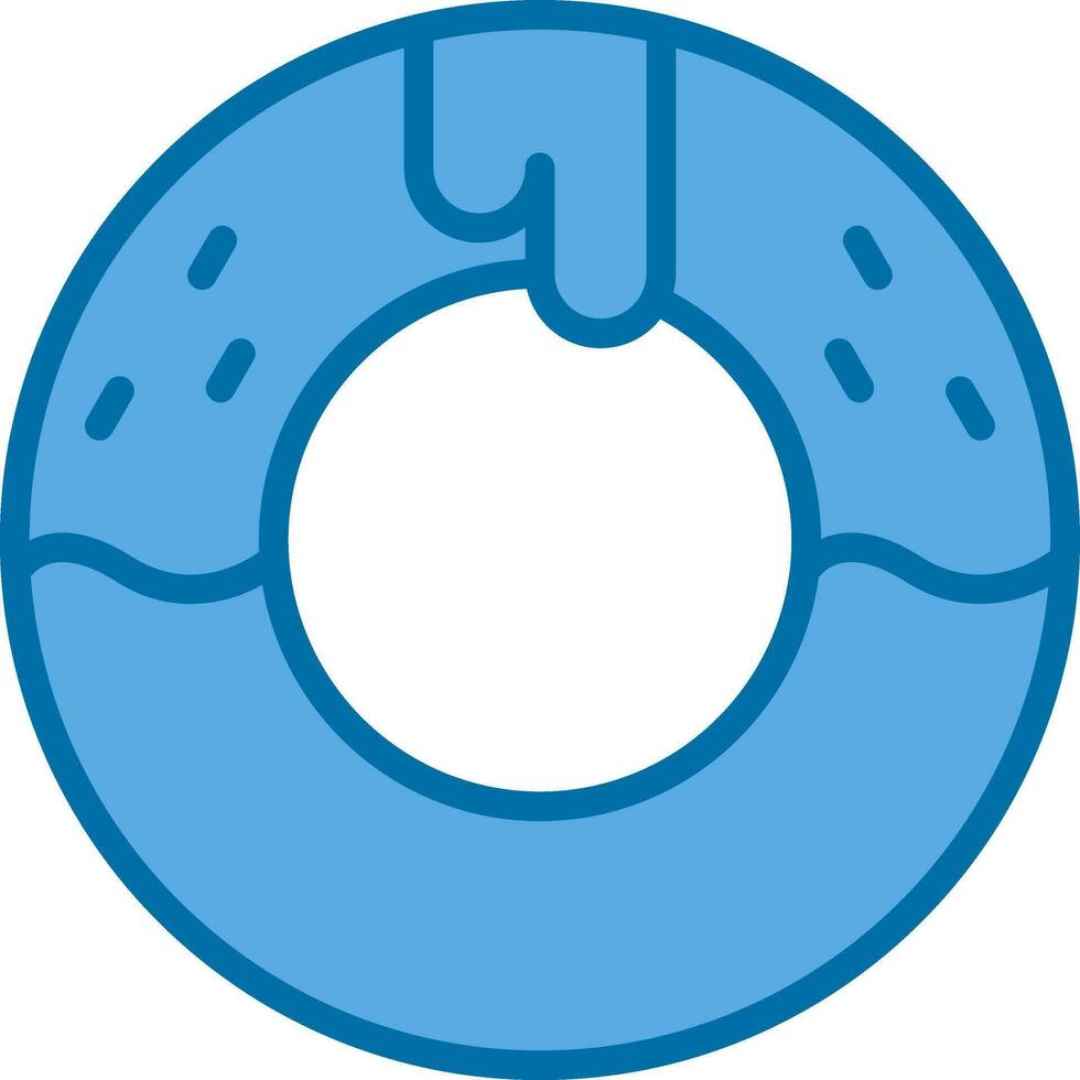 diseño de icono de vector de donut