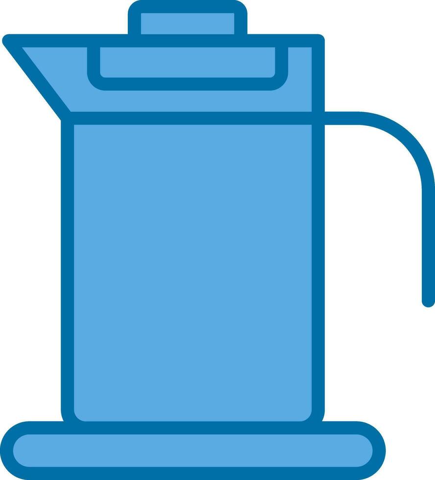 French Press Vector Icon Design